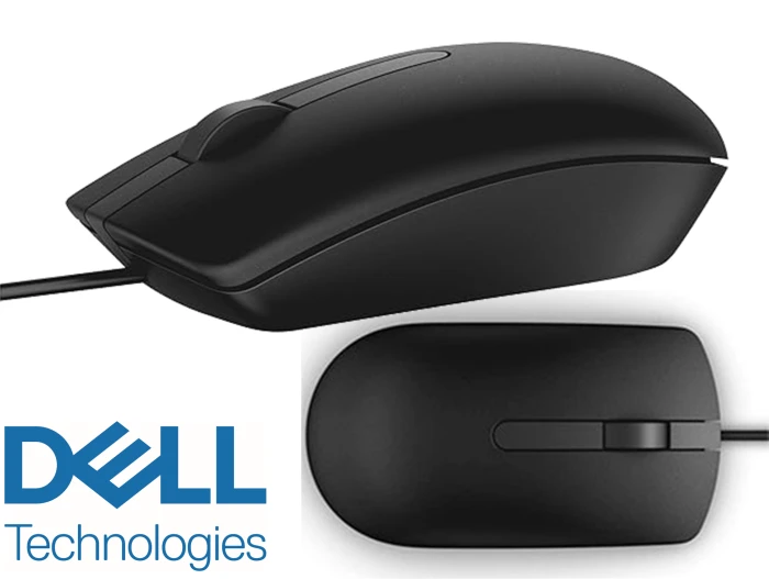 Dell Wired USB Optical Mouse (Black) AES116
