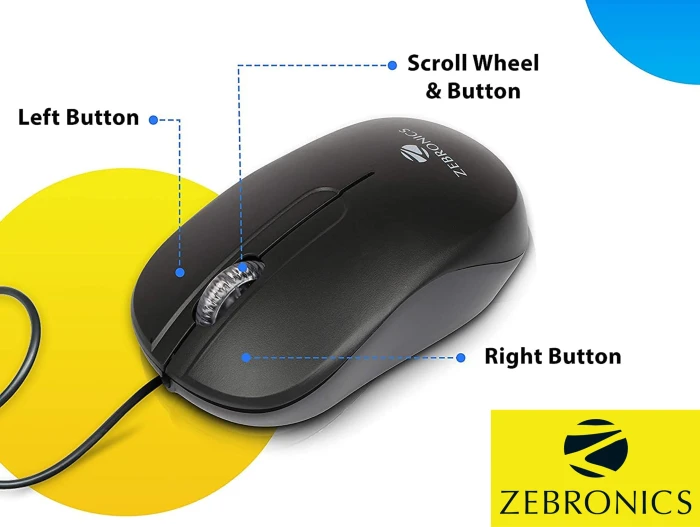 ZEBRONICS Zeb Sprint USB Optical Mouse